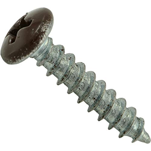 Tornillos chapa marrones 501860 con cabeza tintada para un acabado invisible