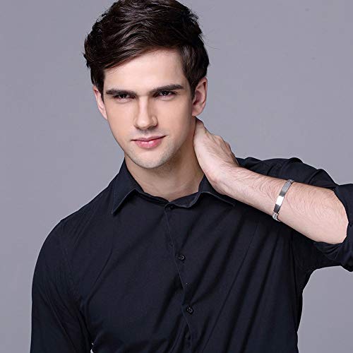 Classic Men's Silver Jewelry Bracelet 100% 925 Sterling Silver Bracelet Glossy Brand Bracelet 10MM Original Italian 7-8-9-10 inch Silver Cuban Chain Safety Clasp3