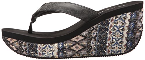 Roper Women's Gina Wedge Sandal, Black, 10.5 B Us #TOP7