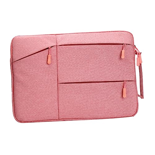 iplusmile Maletín Portátil para Laptop Funda y Transpirable para Diseño Práctico Color Rosa con Organizadores