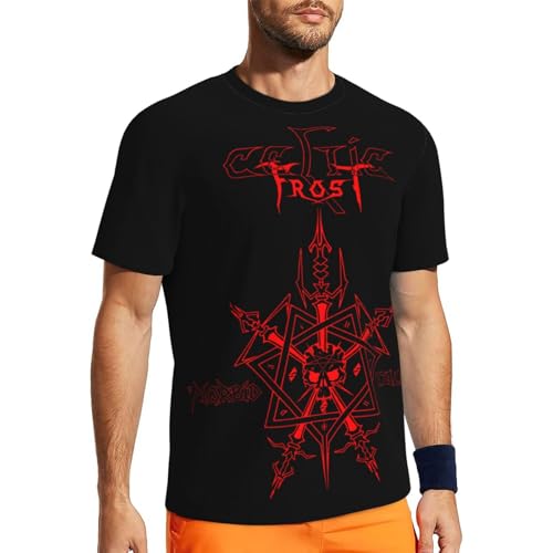 T Shirt Celtic Frost Morbid Tales Mens Fashion Short Sleeve Mesh Tops Casual Tee