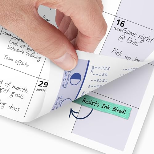 Image of AT-A-GLANCE 2027 Wall Calendar, 8 inch x 11 inch Planner, Fits 3-ring Binder, Unruled Blocks, QuickNotes, Monthly (PM502827)