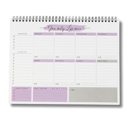 Get Your Home Ready for Spring with These Cleaning Tips and Amazon Products 3 Hippie Toobi Weekly Planner with Habit Tracker & Undated To-Do Li...