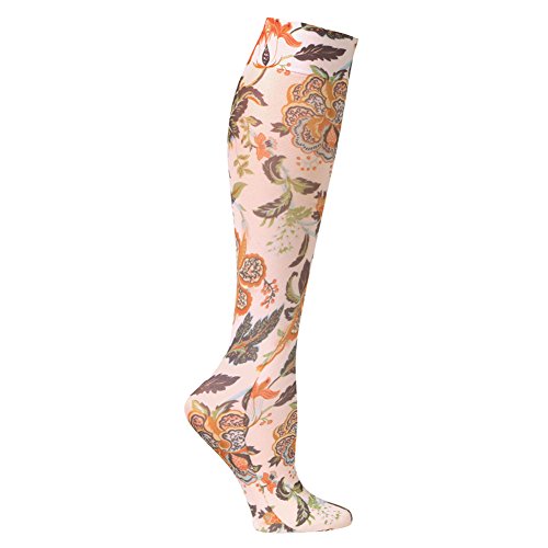 Image of Celeste Stein Therapeutic Graduated Women Compression Socks, Diabetic Socks For Womens, 8-15 mmHg For Regular Calf