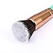 Mypreface Rose Golden Flat Top Kabuki Foundation Makeup Brush- Perfect for Blending Liquid,Cream & Mineral Cosmetics or Translucent Powder - Premium Synthetic Bristles!(Blue)