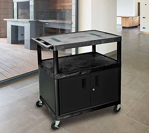 Carro AV Luxor LE40C-B 3 Bandejas 40.25" Altura miniatura 4