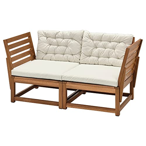 Dossier canapé modulable extérieur NÄMMARÖ marron clair 60x56 cm - 6