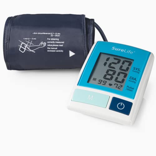 Surelife Classic Arm Blood Pressure Monitor W/Regular Cuff - (1 Per Box) #TOP1
