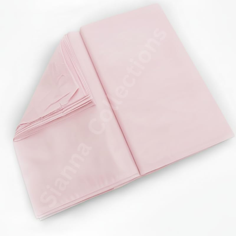 Image of Premium Plain Cotton Costume Lining Dress Fabric 34 inch Wide, Best Material - Baby Pink Color - 3 Meter Pack