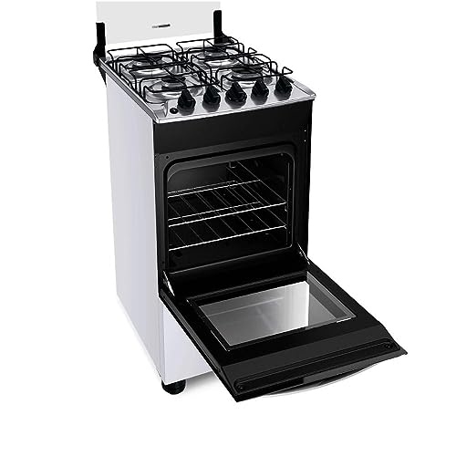 Fogão Brastemp 4 Bocas Branco com Duas Prateleiras com Alturas Ajustáveis - BFO4NBB Bivolt