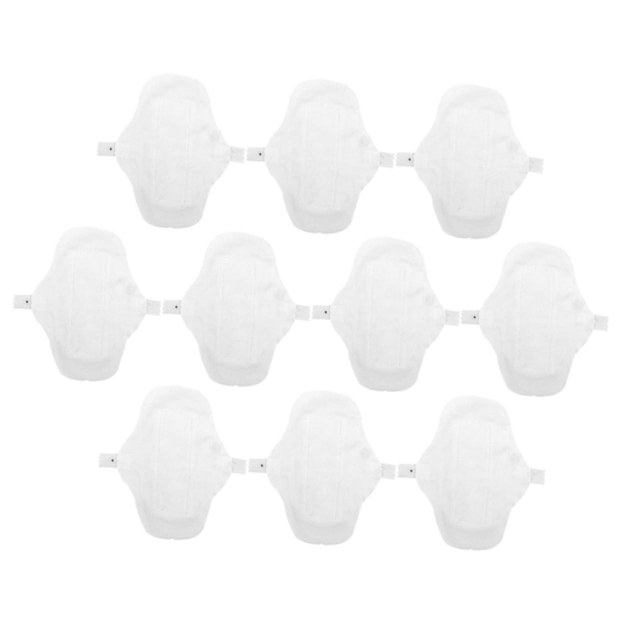 Healeved 3 Juegos Limpio Compresas Menstruales Reutilizables Almohadillas Para Adolescentes Espuma Toalla Sanitaria De Algodon Toalla Sanitaria Lavable Algodón 10 Uds * 3