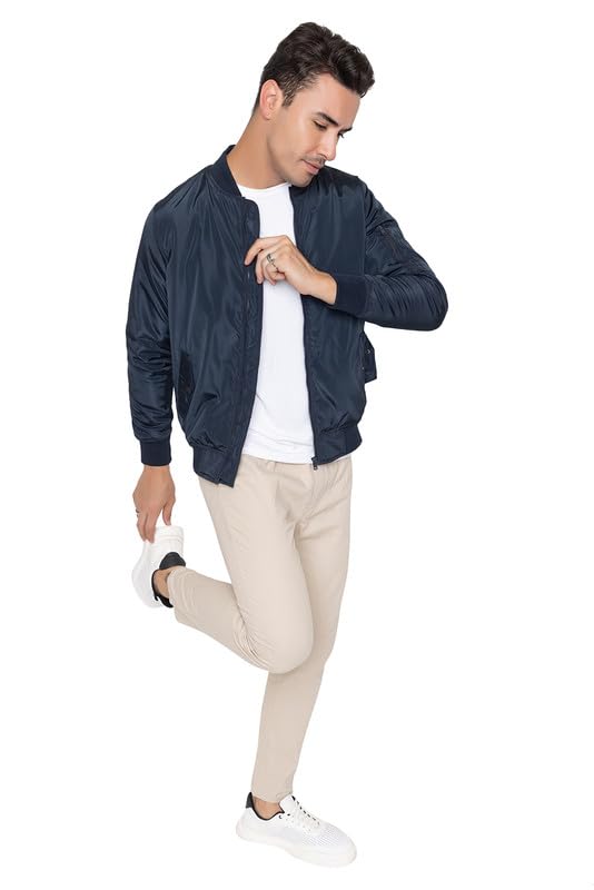Image of Men's Quilted Winter Jacket /Full Sleeves /Puffer and Bomber