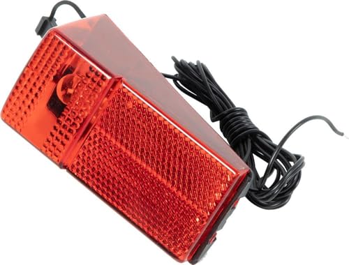 On Bike Luz Trasera Impermeable Universal para Bicicleta con Cable para Dinamo