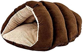 SPOT Ethical Pets Sleep Zone Cuddle Cave - 22” Chocolate - Bed for Cats and Small Dogs - Attractive, Durable, Comfortable, Washable, 22x17