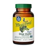 MegaFood One Daily Mens Multivitamins - Multivitamin for Men - Vitamin C, Vitamin D3 & Vitamin B12 - Muscle, Energy Metabolism & Immune Support - Vegetarian, Gluten Free - 90 Tablets, 90 Servings
