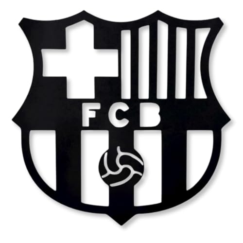 BUYLUX Cuadro Escudo Barcelona Pared Madera - Decoracion Habitacion, Hogar Moderno - Regalos Originales para Hombre, Niño - Cuadros Decoracion Salon Modernos - Poster Futbol (Barcelona)
