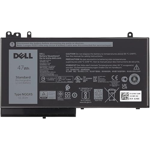 Batterie Latitude E5470 Dell 47Wh NGGX5 par PART4YOU pour PC portable