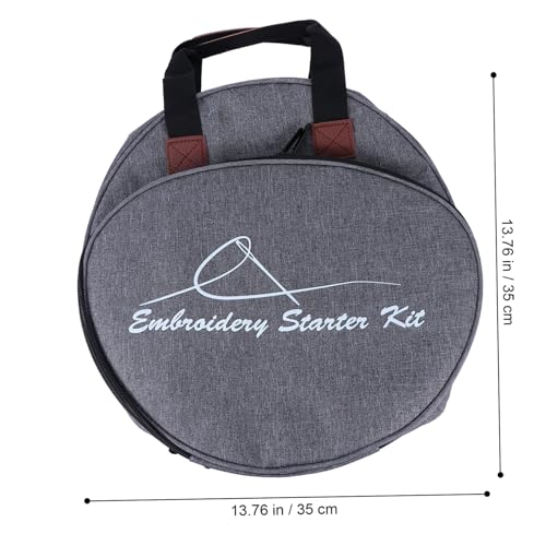 Bolsa de herramientas de bordado de tela Oxford compacta para costura 3