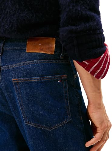 Jean Homme River Tommy Hilfiger bleu Lincoln Relaxed Fit pantalon denim droit