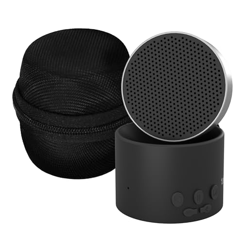 Adaptive Sound Technologies LectroFan Micro2 - Sound Machine for Sleep - Built-in Microphone - Noise-Masking - Precision Volume Settings - Sleek Design - Black Noise Machine Black Carrying Case