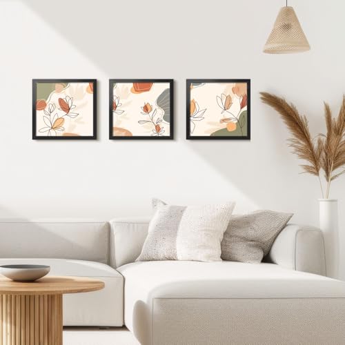 LaVie Home 8x8 Picture Frame - Black Square Frame with HD Plexiglas, Display for Vertical or Horizontal, Classic Collection