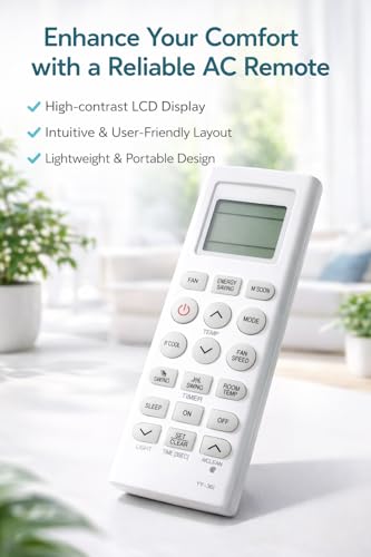 Image of Original Universal Air Conditioner Remote Compatible for LG AC Remote Control for Window with1 1.5 2 Ton Remote Control AC-36I.