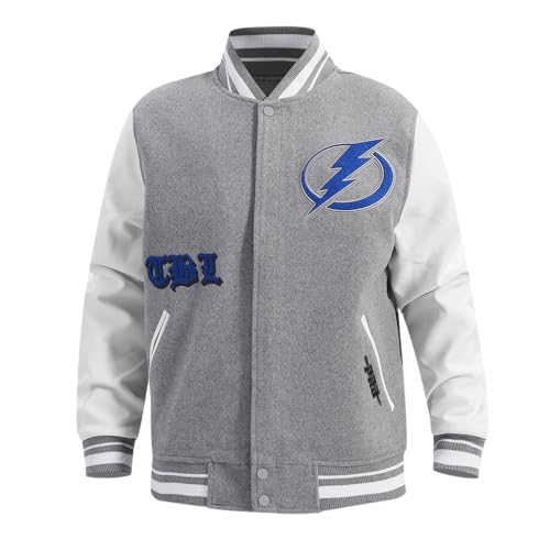 Image of Pro Standard Mens NHL Old English Varsity Jacket