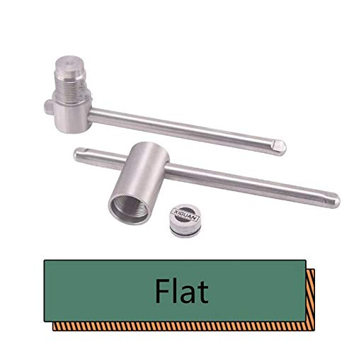 Coromose Billiards Pool Cue Tip Press Tool Stainless Steel Billiards