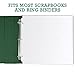 Samsill Scrapbook Refill Pages 12x12 Inch, 30 Pack, Fits 3 Ring Scrapbook Binders and 12x12 Photo Albums, Top-Loading, Heavy-Duty, Holds 2 Pages, Super Clear