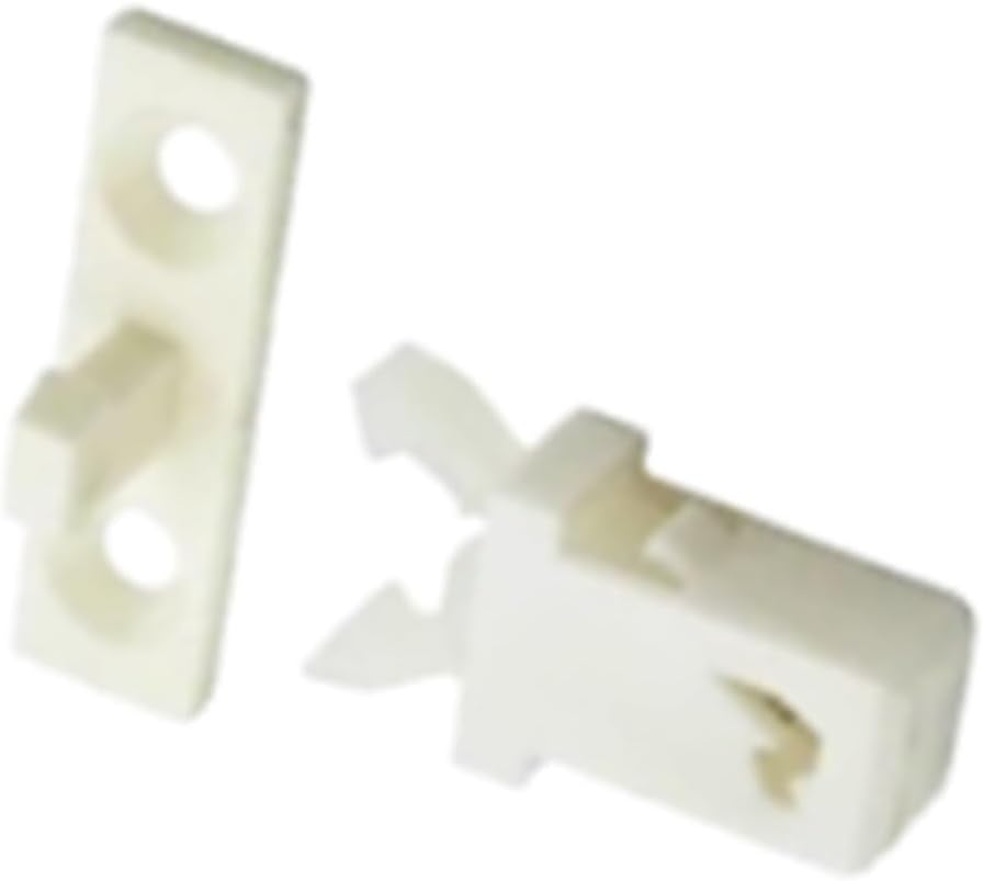 XK812 Door Catch Closer Ball Push Latch for Cabinet Door Plastic Hardware 1Pcs(XK812W)