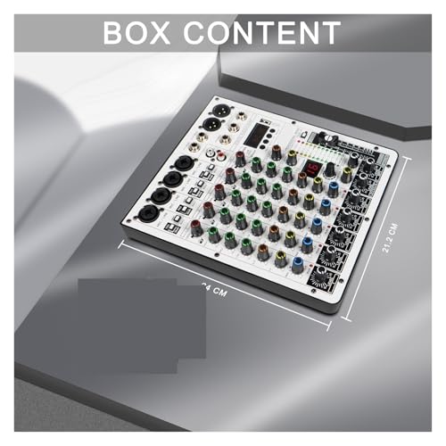 Mezclador de audio de 6 canales con interfaz USB y 16 efectos DSP ARMX-6 7