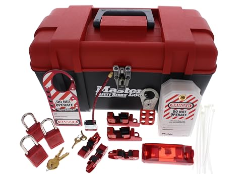 Ideal 44-979 JOB-SITE LOCKOUT TAGOUT KIT, Black