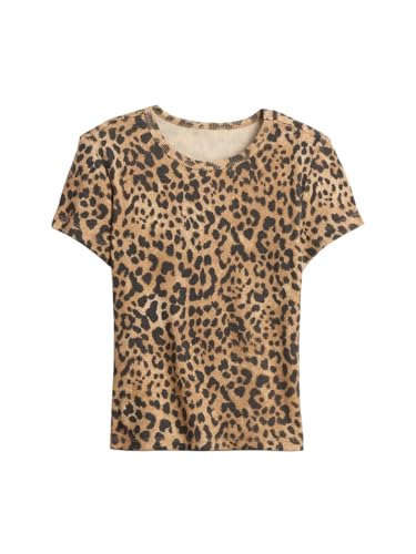 Image of Gap Girls' Short Sleeve Ribbed Tee