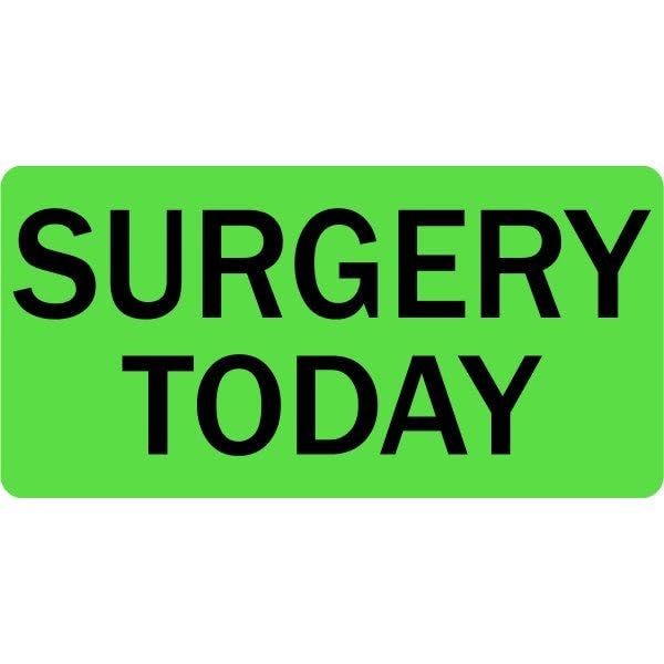 LabelValue.com | Surgery Today Veterinary Labels LV-VET-166