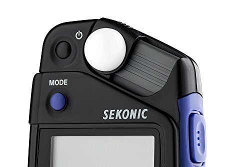 Sekonic FLASHMATE L-308X Photographers and Film Makers Exposure Meter - Black/Blue