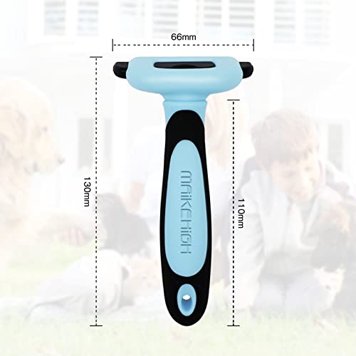 MAIKEHIGH Hundebürste Katzenbürste, Unterfellbürste Katze Hunde, Katzenkamm Fellpflege für Kleine Hunde und Katzen mit Kurzen Haaren (M)