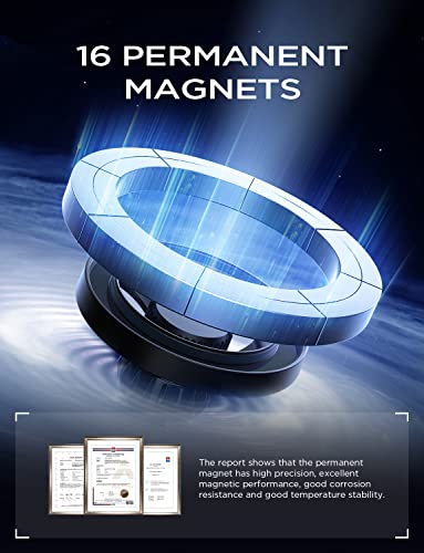 image for LISEN for MagSafe Car Mount [16 Strong Magnets] Magnetic Phone Holder 