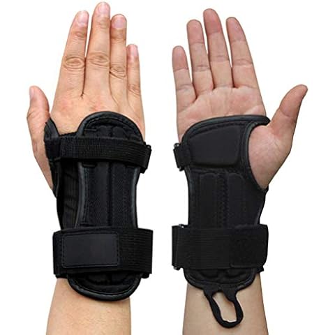 Kagodri 1 pair Wrist Guards Adjustable Protective Gear Wrist Support for Multi Sports Snowboarding Skating Skateboard Motocross Cycling Cover
