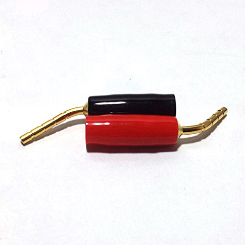 Deadbolt Flex Pin Banana Plugs for Spring Loaded Speaker Terminals, 6