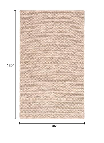 Tapete beige SAFAVIEH Natura Collection 8x10 artesanal miniatura 7