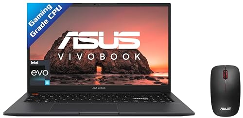 Image of ASUS Vivobook S 15 2022, Intel Core EVO i5-12500H 12th Gen, 15.6 inch inch (39.62 cms) FHD, (16GB RAM /512GB SSD), K3502ZA-KJ542WS + WT300 Mouse (Black)