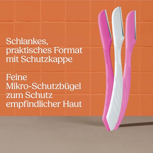 Wilkinson Sword Intuition Perfect Finish Eyebrow Shaper, Gesichtshaarentferner, Augenbrauenformer für die alltägliche Pflege, 3 Beauty-Tools – Bild 7