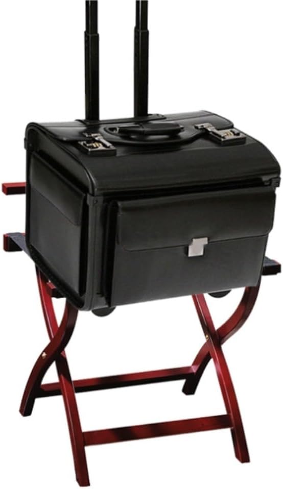 Foldable Suitcase Stand Clothing Storage Rack Handbag Support Hotel Solid Wood Luggage Bedroom Room Folding Landing Shelf for Guest Room