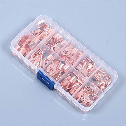 Cosses fil bornes Mayitr OT 40A cuivre connecteur de câble de batterie ouvert 200pcs