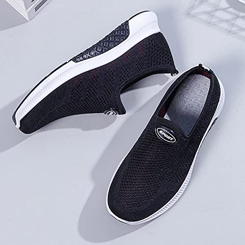 Men Sports Shoes Relaxed Fit Boat Shoe Womens Steel Toe Cap Trainers Lightweight Comfortable Work Footwear Industrial Protective Sneaker Flat Wear-Resistant Outdoor Walking Espadrilles Black