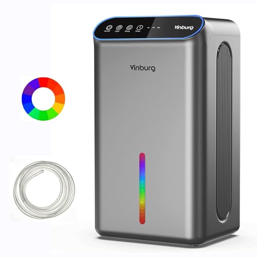 Dehumidifier for Basement (85 OZ, 800 sq ft) Quiet...