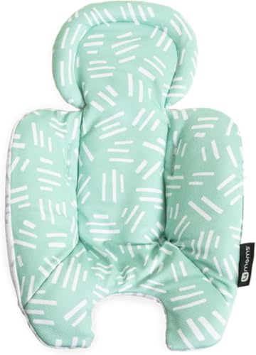 Image of 4moms RockaRoo and MamaRoo Infant Insert, Machine Washable, Cool Mesh Fabric, Reversible Design, Mint, Newborn (Pack of 6)