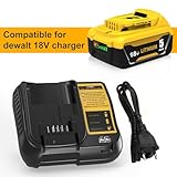 Powayup 2Pack 5.0Ah Replacement for Dewalt 18V Battery DCB185 DCB184 DCB180 DCB181 DCB182 DCB183 for Dewalt Battery 18V DCB201 DCB200 DCB203 DCB204 - Image 6