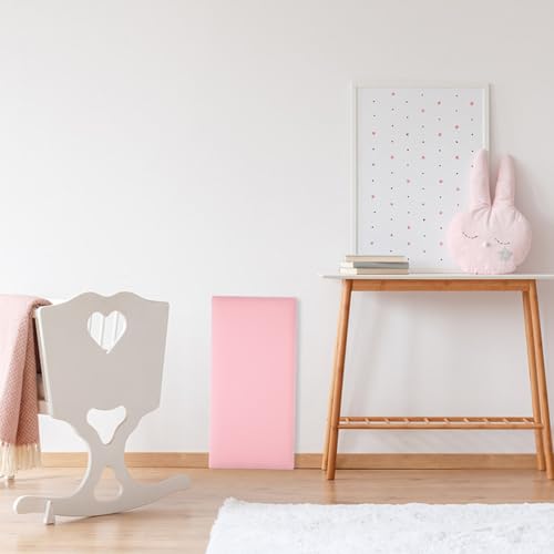 Pegatinas de pared anticolisión para proteger paredes duras con paneles de PVC rosa infantil 8