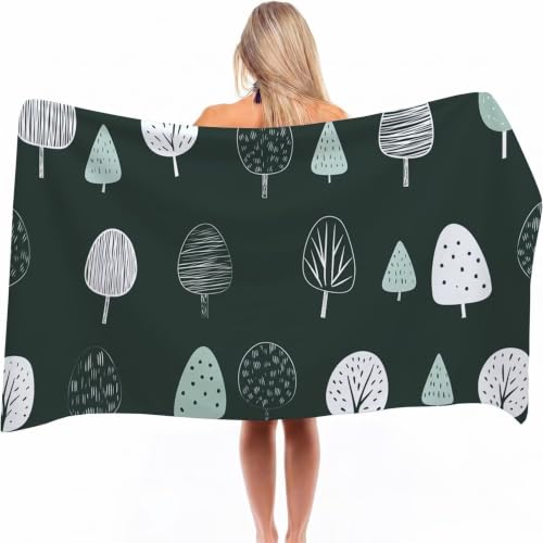 Serviette de plage microfibre séchage rapide pour drap compact - 2